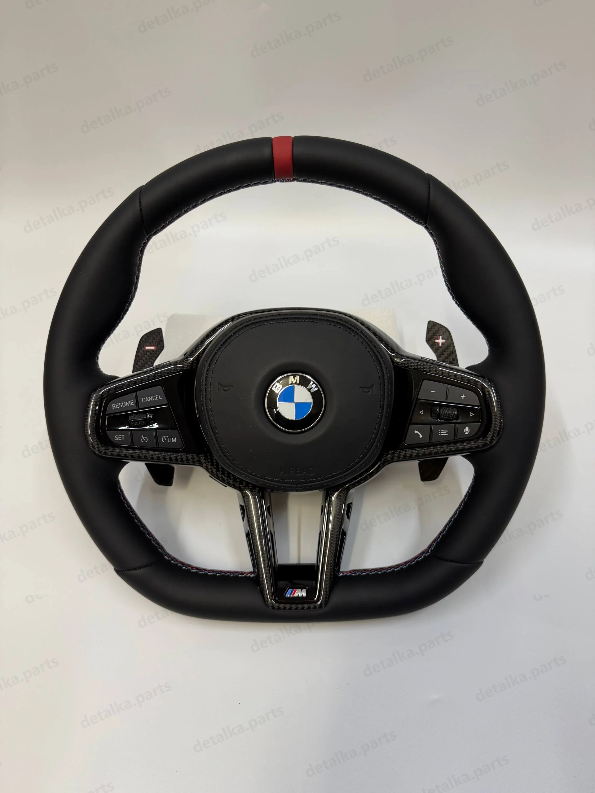 Спортивне кермо для BMW M-пакет G-series 2019-2026, LCI (руль з підігрівом, вібро, карбон) · DTL-900034