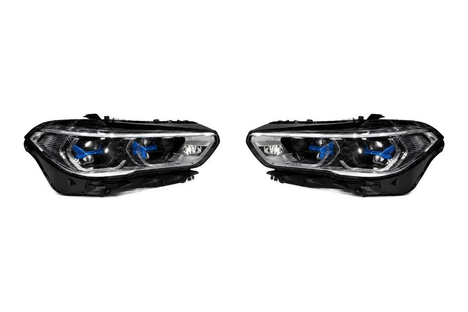 Каталожна візуалізація: BMW X5 G05 2019–2023 Matrix LED + Laser Headlights — Chrome (EU)