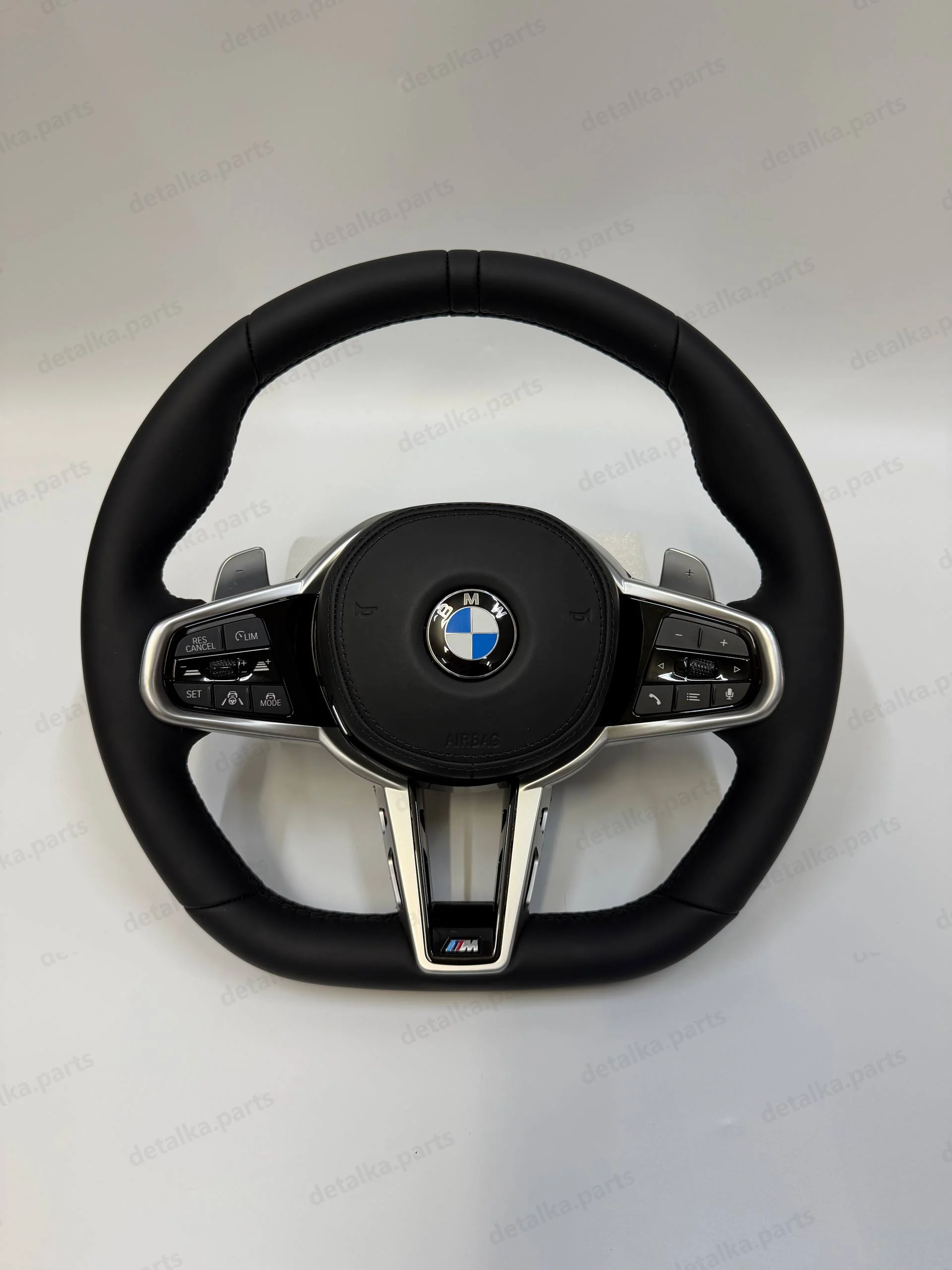 Спортивне кермо для BMW M-пакет G-series 2019-2026, LCI (руль без підігріву , асистентами, сірий) · DTL-900030
