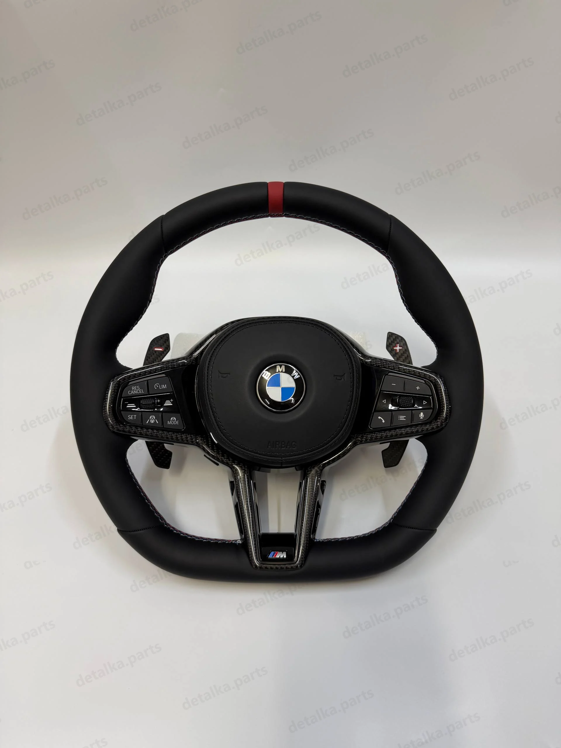 Спортивне кермо для BMW M-пакет G-series 2019-2026, LCI (руль з підігрівом, асистентами, карбон) · DTL-900029