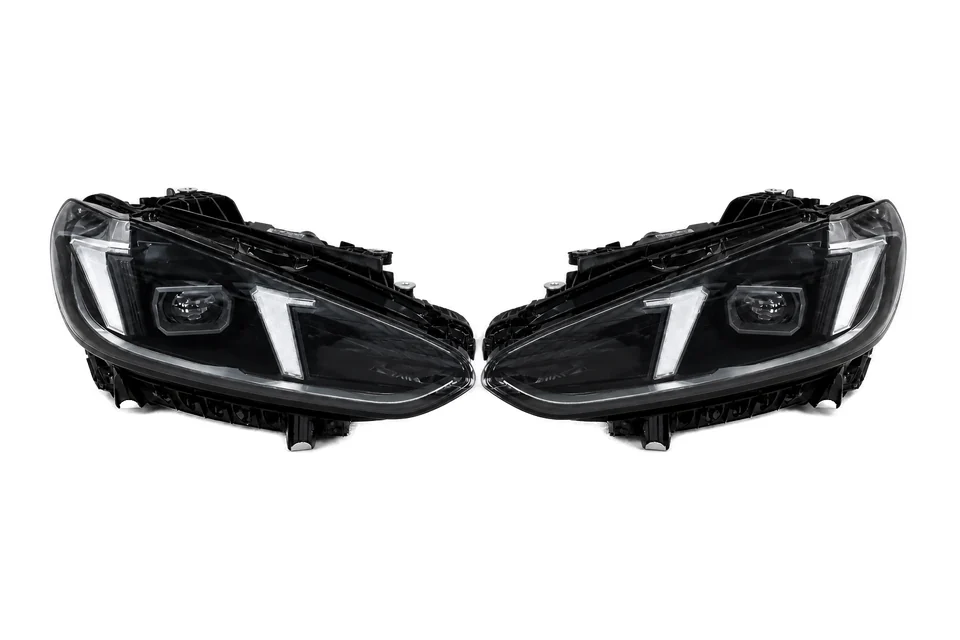 Каталожна візуалізація: BMW 4 Series G22/G26 LCI 2024–2026 Base Headlights — LOW Black (EU)