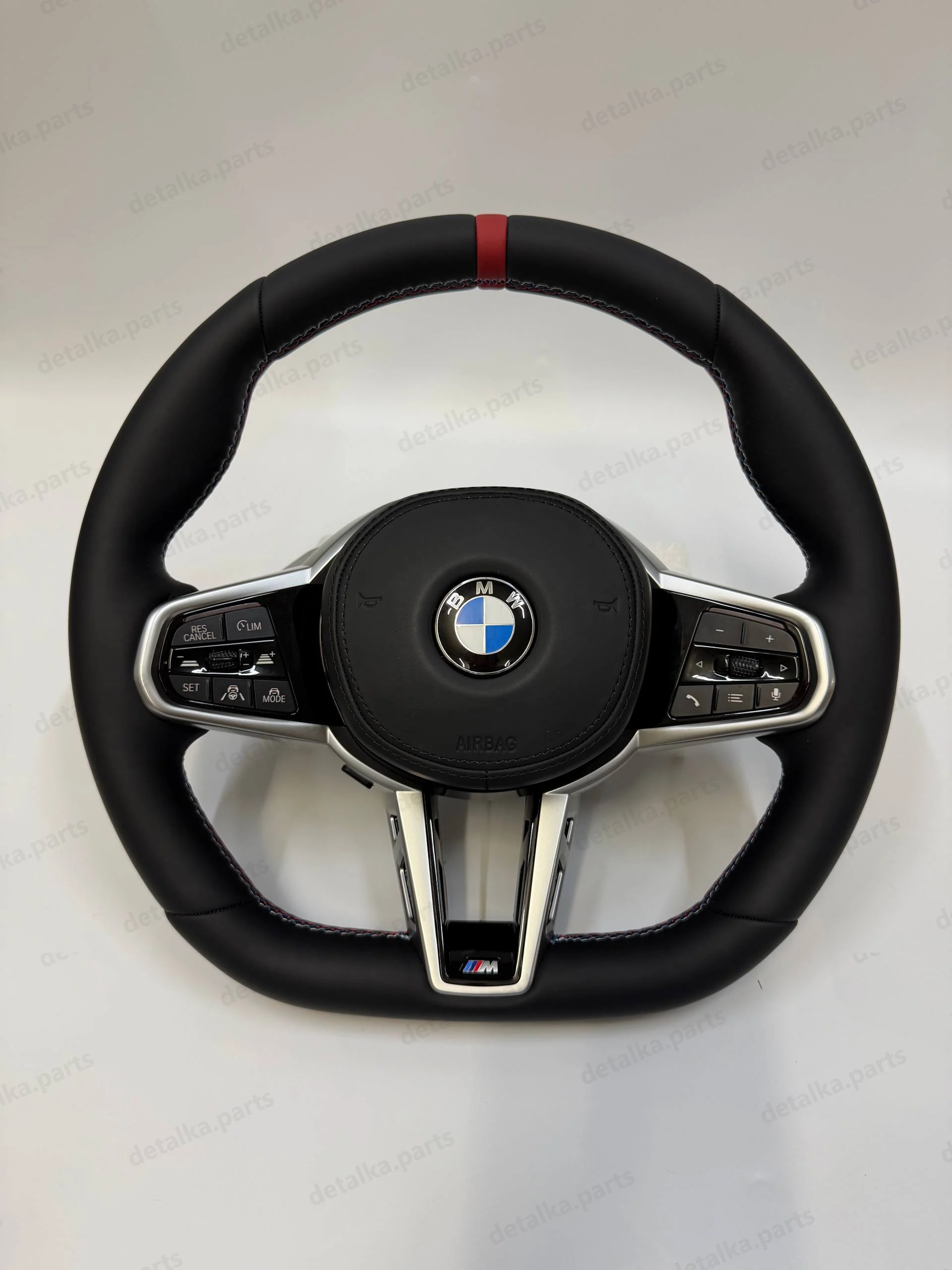 Спортивне кермо для BMW M-пакет G-series 2019-2026, LCI (руль з підігрівом, асистентами, сірий) · DTL-900031