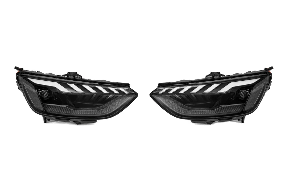 Каталожна візуалізація: Audi A4 B9 2020–2025 Matrix LED Headlights — Black