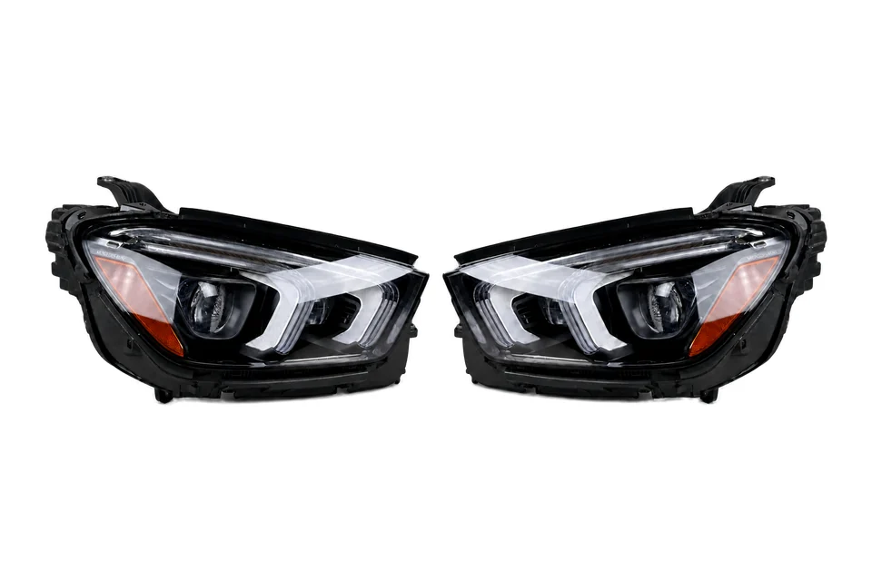 Каталожна візуалізація: Mercedes-Benz GLE W167 — Matrix LED, AMG у source-назві; 2020–2023; US