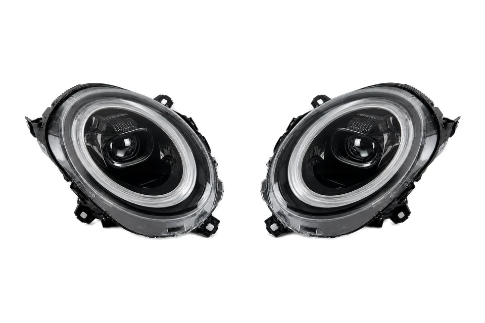 Каталожна візуалізація: MINI Cooper F56 LCI 2019–2024 LED Headlights — Black, BMW Group (EU)