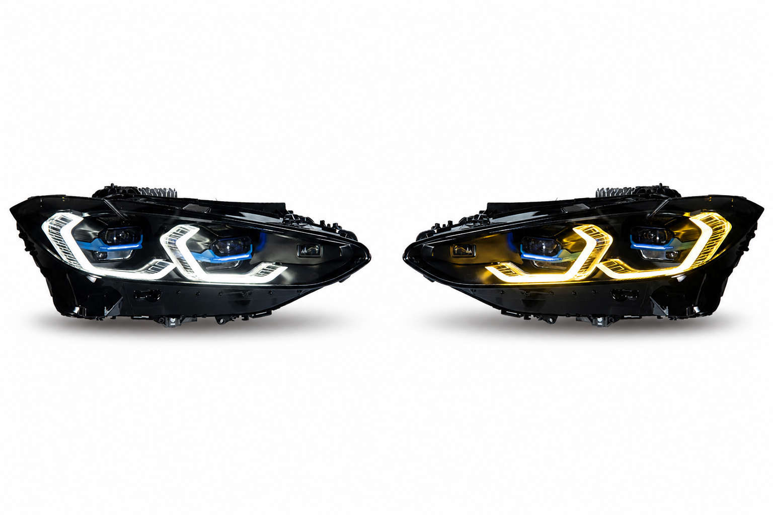 Пара тюнінгової оптики: Фари BMW 4 Series G22 / G26 2020–2024 Full LED у стилі Laser — комплект L+R